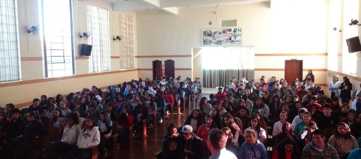 Palestra no Colégio Nilo Cairo