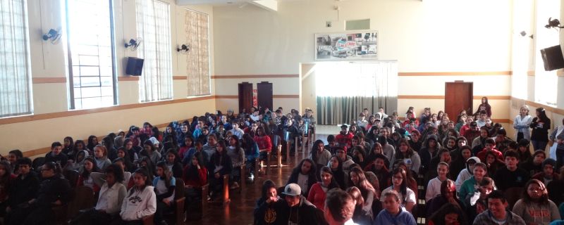 Palestra no Colégio Nilo Cairo