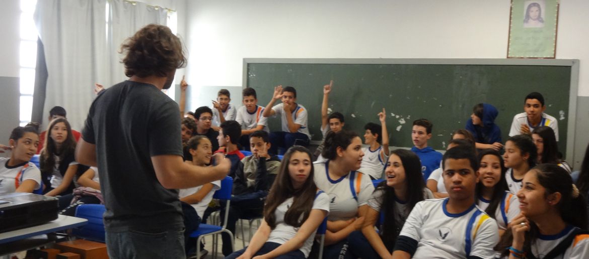 Palestra no Colégio Estadual Rui Barbosa