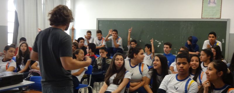Palestra no Colégio Estadual Rui Barbosa