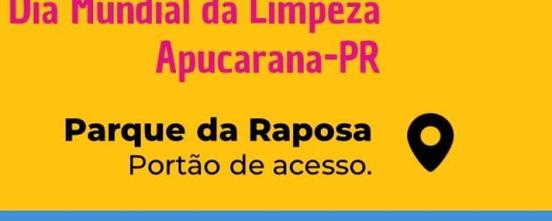 DIA MUNDIAL DA LIMPEZA